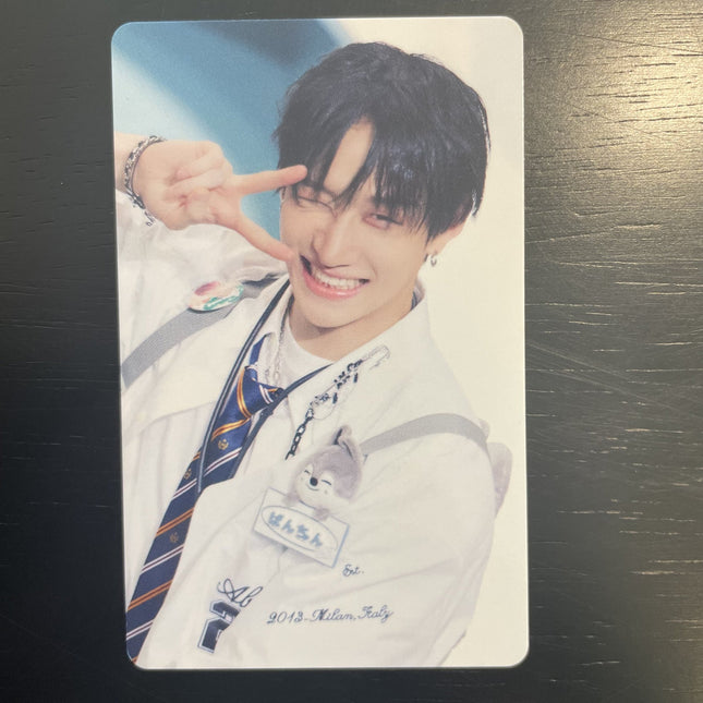 Stray Kids HMV POB, SKZ Toy World HMV photocard, Stray Kids Toy World HMV, Stray Kids Japan POB, SKZ HMV photocard set Design B, Stray Kids Fan Connecting 2024 HMV, Stray Kids SKZ Toy World HMV pre-order benefit USA, where to buy Stray Kids HMV photocard, Stray Kids SKZ Toy World HMV POB complete 8-member Design B photocard set laid out featuring Bang Chan Lee Know Changbin Hyunjin Han Felix Seungmin IN in colorful Toy World concept