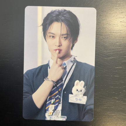 Stray Kids HMV POB, SKZ Toy World HMV photocard, Stray Kids Toy World HMV, Stray Kids Japan POB, SKZ HMV photocard set Design B, Stray Kids Fan Connecting 2024 HMV, Stray Kids SKZ Toy World HMV pre-order benefit USA, where to buy Stray Kids HMV photocard, Stray Kids SKZ Toy World HMV POB complete 8-member Design B photocard set laid out featuring Bang Chan Lee Know Changbin Hyunjin Han Felix Seungmin IN in colorful Toy World concept