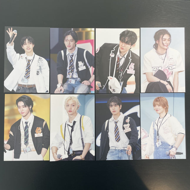 Stray Kids Tower Records POB, SKZ Toy World photocard, Stray Kids Toy World Tower Records, Stray Kids Japan POB, SKZ Tower Records photocard set, Stray Kids Fan Connecting 2024 POB, Stray Kids SKZ Toy World Tower Records pre-order benefit USA, where to buy Stray Kids Tower Records photocard, Stray Kids Tower Records exclusive solo photocards from SKZ Toy World showing all 8 members in individual concept shots