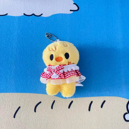 Stray Kids SKZOO Red Grid Dress Plush Doll