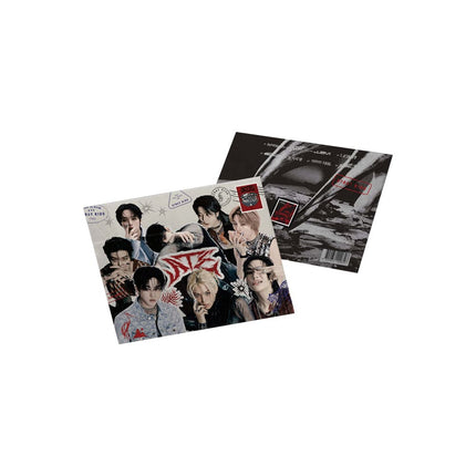 Stray Kids ATE Letter Version, Stray Kids ATE postcard, SKZ ATE album, Stray Kids Chk Chk Boom, Stray Kids 9th mini album,  STAY, JYP Entertainment, 3RACHA, Bang Chan, Lee Know, Changbin, Hyunjin, Han, Felix, Seungmin, I.N, letter envelope album