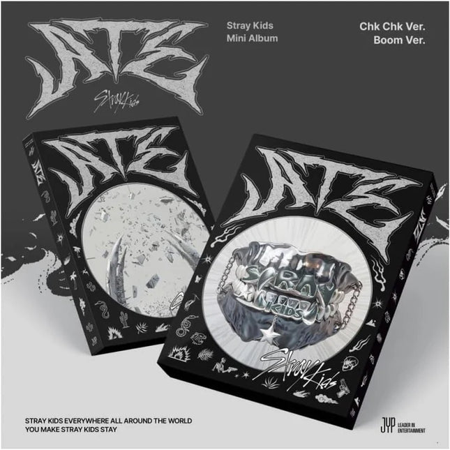 Stray Kids ATE Standard, Stray Kids ATE Chk Chk Version, Stray Kids ATE Boom Version, SKZ ATE album, Stray Kids Chk Chk Boom, STAY, JYP Entertainment, 3RACHA, Bang Chan, Lee Know, Changbin, Hyunjin, Han, Felix, Seungmin, I.N, 9th mini album