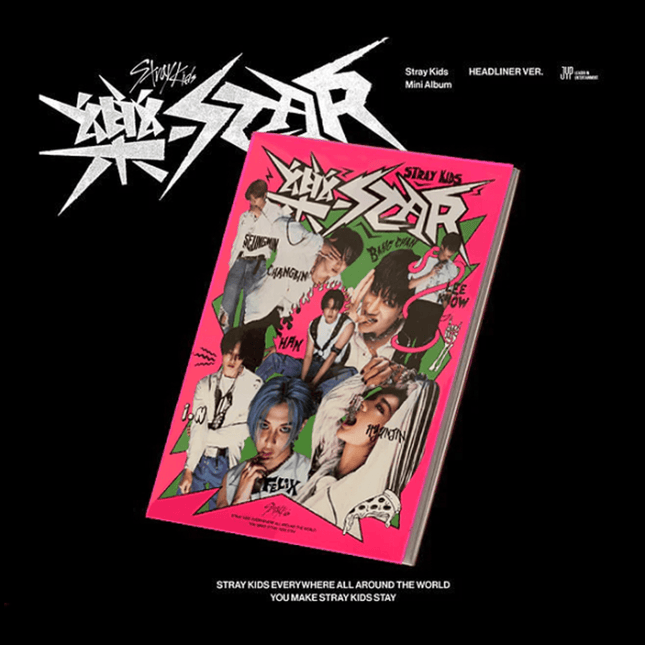 Stray Kids ROCK-STAR Headliner, Stray Kids 樂-STAR Headliner Version, SKZ ROCK-STAR, Stray Kids LALALALA album, STAY, JYP Entertainment, 3RACHA, Bang Chan, Lee Know, Changbin, Hyunjin, Han, Felix, Seungmin, I.N, MEGAVERSE, compact album