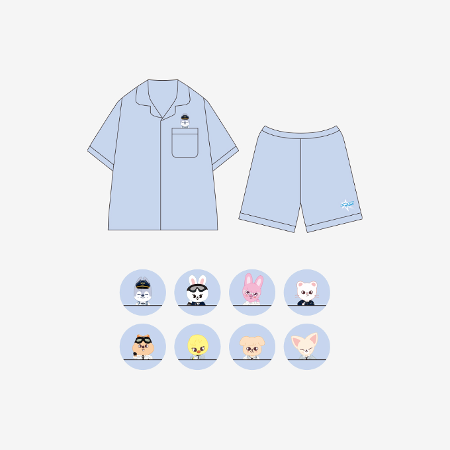 [PRE-ORDER] Stray Kids [3rd Fanmeeting Pilot : For ★★★★★] SKZOO Pajama SET