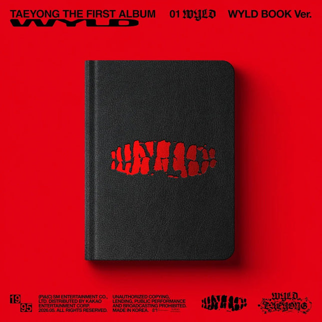 NCT Taeyong 1st Full Album WYLD WYLD BOOK version Pre-Order