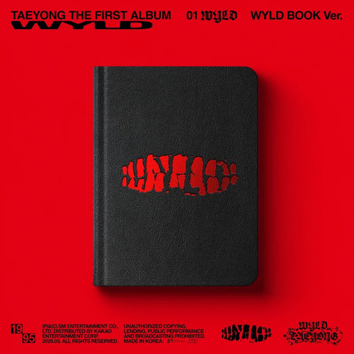 NCT Taeyong 1st Full Album WYLD WYLD BOOK version Pre-Order