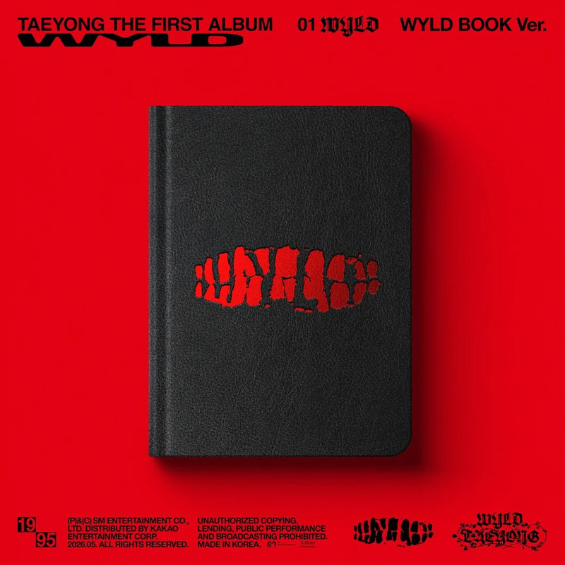 [PRE-ORDER] NCT TAEYONG - 1st Full Album WYLD [WYLD BOOK Ver.]