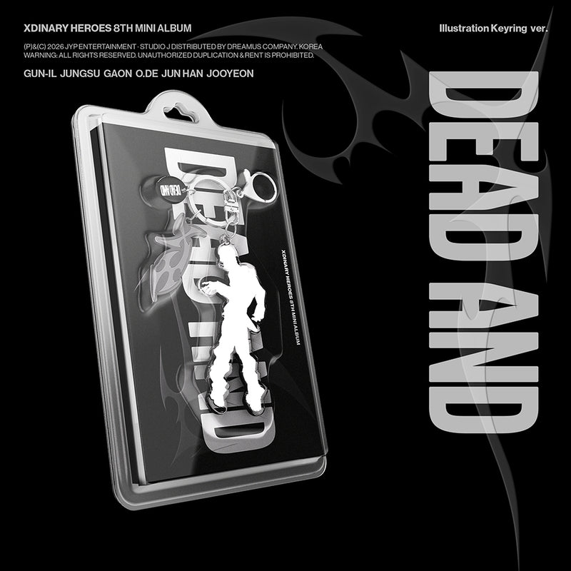Xdinary Heroes - 8th Mini Album DEAD AND [Illustration Keyring Ver.]