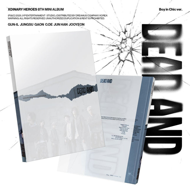 Xdinary heroes 8th mini album dead and photobook boy in chic version