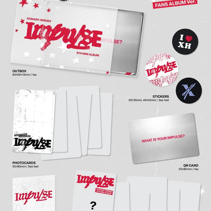 [PRE-ORDER] Xdinary Heroes – IMPULSE 9th Mini Album (FANS Album Ver.)