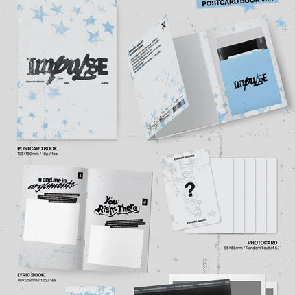 [PRE-ORDER] Xdinary Heroes IMPULSE  Postcard Book + POB