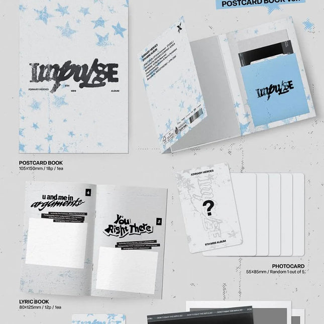 [PRE-ORDER] Xdinary Heroes IMPULSE  Postcard Book + POB