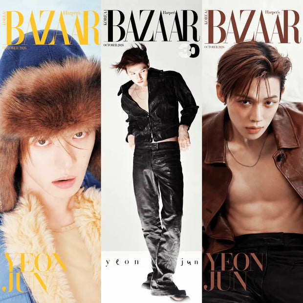 TXT Yeonjun Harper's Bazaar Korea Oct 2026 Cover Magazine