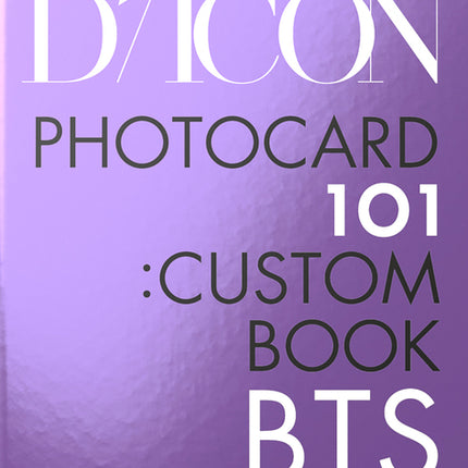 BTS DICON Photocard 101 Custom Book
