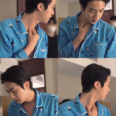 BTS Jin Good Day Pajama BLUE