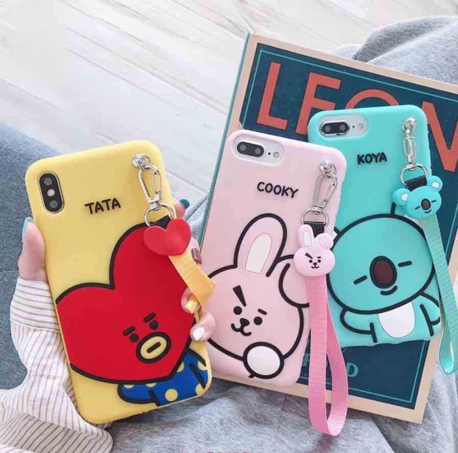 Bt21 Cartoon Phone Case For Iphone – Kpop Exchange