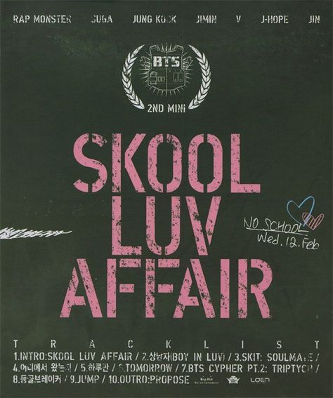 BTS Skool Luv Affair