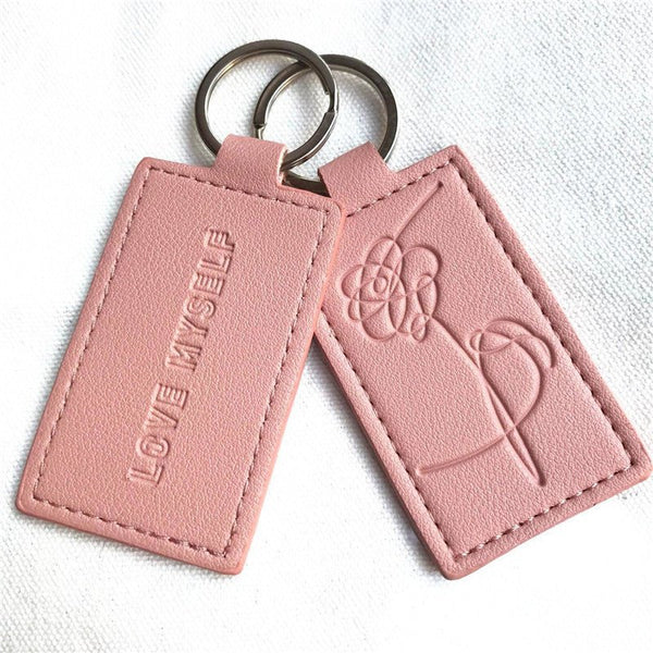 Kpop Exchange : BTS Love Yourself Pink Keychain