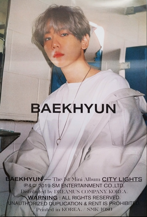 Baekhyun City Lights Official Poster Day Ver