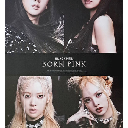 Blackpink Born Pink Box Set Official Poster Black Ver