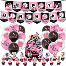 Load image into Gallery viewer, Blackpink Birthday Party Decorations