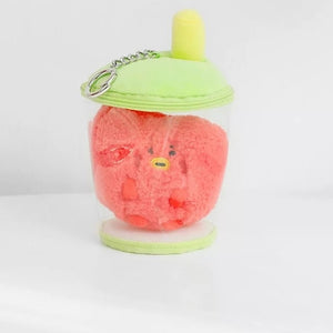 BT21 Tata Baby Boucle Bubble Tea Doll Bag Charm 