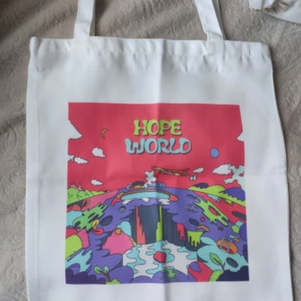Hope World Canvas Tote Bag