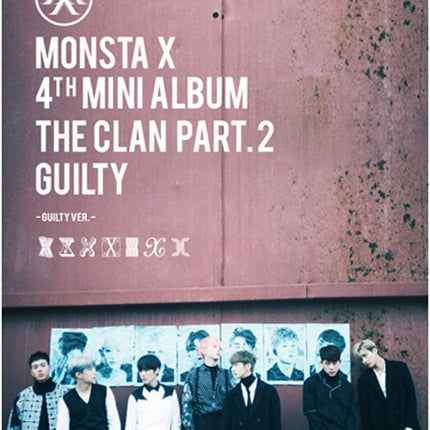 KPOP MONSTA X 4th Mini Album - The CLAN 2.5 Part.2 Guilty 