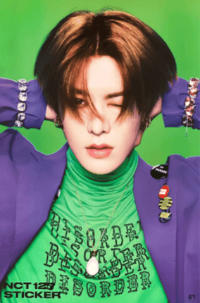 NCT 127 Sticker Official Poster Yuta