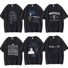 Load image into Gallery viewer, BTS RM INDIGO Distressed T-Shirt