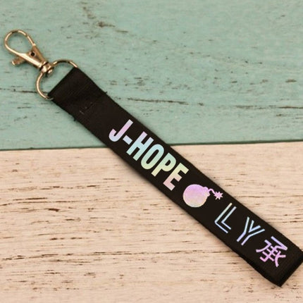 BTS Laser Lanyard Keychain (7 Types)