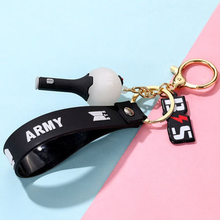 BTS Silicone Army Bomb Lightstick Keychain