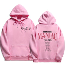 Load image into Gallery viewer, Stray Kids Maniac 2023 Tour HoodieStray Kids Maniac 2023 Tour Hoodie