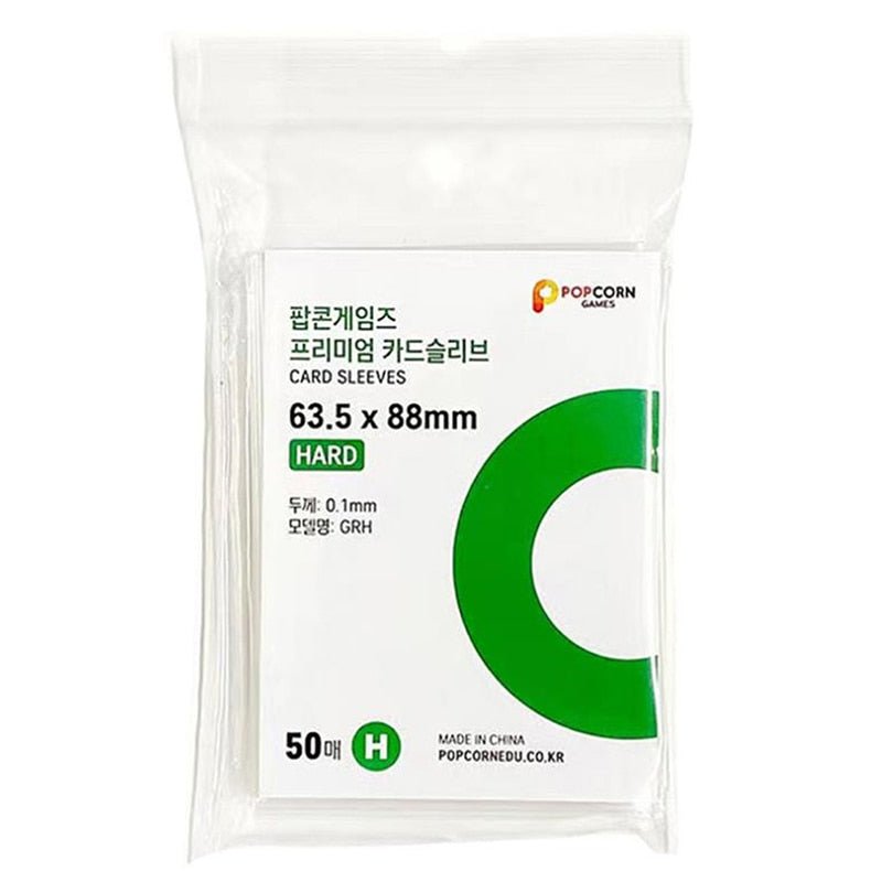 Popcorn Games Card Sleeves (Hard) - 50pcs Kpop Exchange Popcorn Games Card Sleeves (Hard) - 50pcs Kpop Exchange
