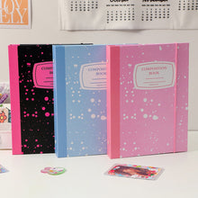 Load image into Gallery viewer, A5 Composition Binder Splatter Cover for Kpop Photocards