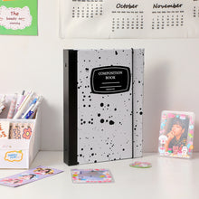 Load image into Gallery viewer, A5 Composition Binder Splatter Cover for Kpop Photocards