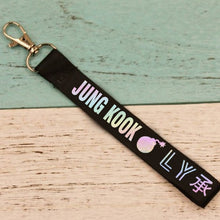 Load image into Gallery viewer, BTS Laser Lanyard Keychain (7 Types)