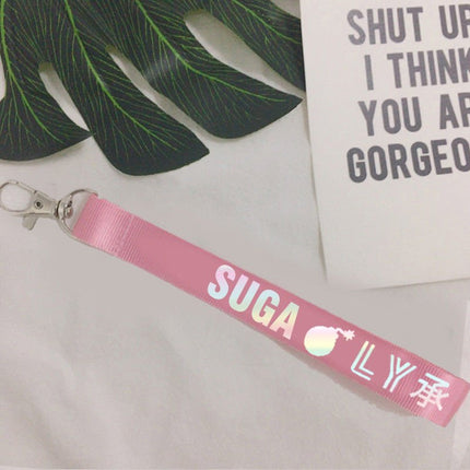 BTS Laser Lanyard Keychain (7 Types)
