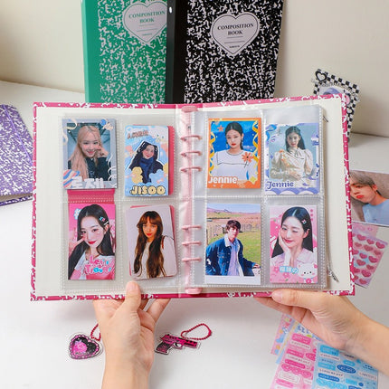 photo card binder kpop A5 Composition Binder for Kpop Photocards – Kpop Exchange