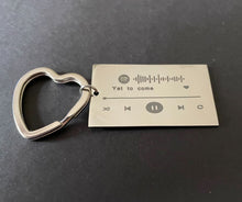 Load image into Gallery viewer, BTS Yet To Come Music Pendant Keychain