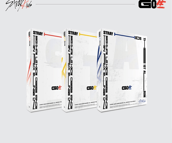 Stray Kids GO生 GO LIVE 1st Album | Yellow Blue Red Ver | God's