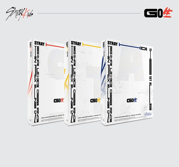 Stray Kids GO生 GO LIVE 1st Album | Yellow Blue Red Ver | God's