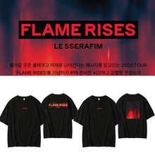 Load image into Gallery viewer, LSSERAFIM Flame Rises Tour T-Shirt