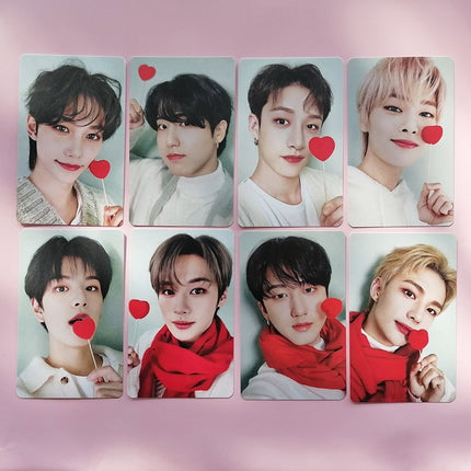 Stray Kids NACIFIC Red Heart Photocards