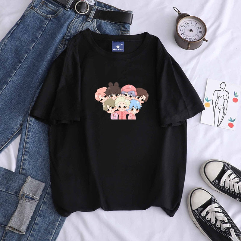 BTS Dynamite Cartoon T-Shirt