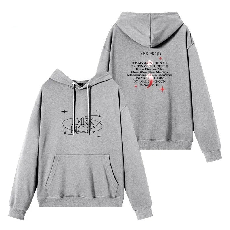 Right Here Hoodie Kpop Shopee ENHYPEN Tour DARK BLOOD Pullover