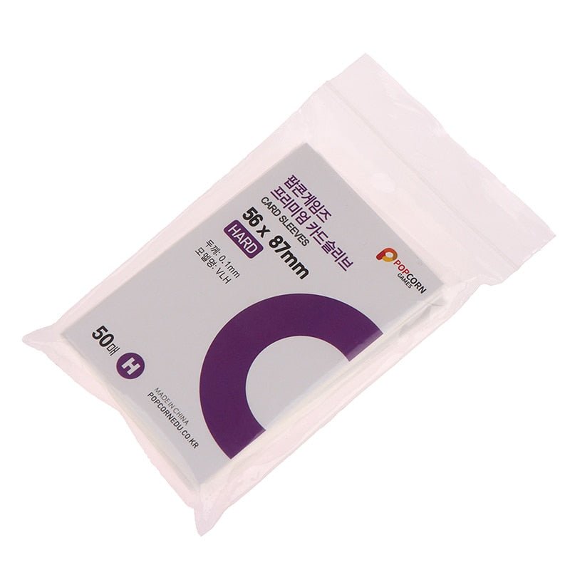 Popcorn Games Card Sleeves (Hard) - 50pcs Kpop Exchange Popcorn Games Card Sleeves (Hard) - 50pcs Kpop Exchange