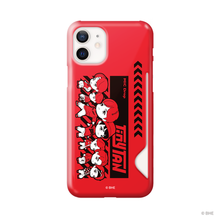 BTS BT21 Officially Licensed MIC Drop Red Card Phone Case [iPhone 11, iPhone 12 Mini, iPhone 12, Note 20, S20]