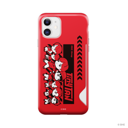 BTS BT21 Officially Licensed MIC Drop Red Card Phone Case [iPhone 11, iPhone 12 Mini, iPhone 12, Note 20, S20]