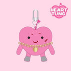 HEART TUNG KEYRING (PINK)